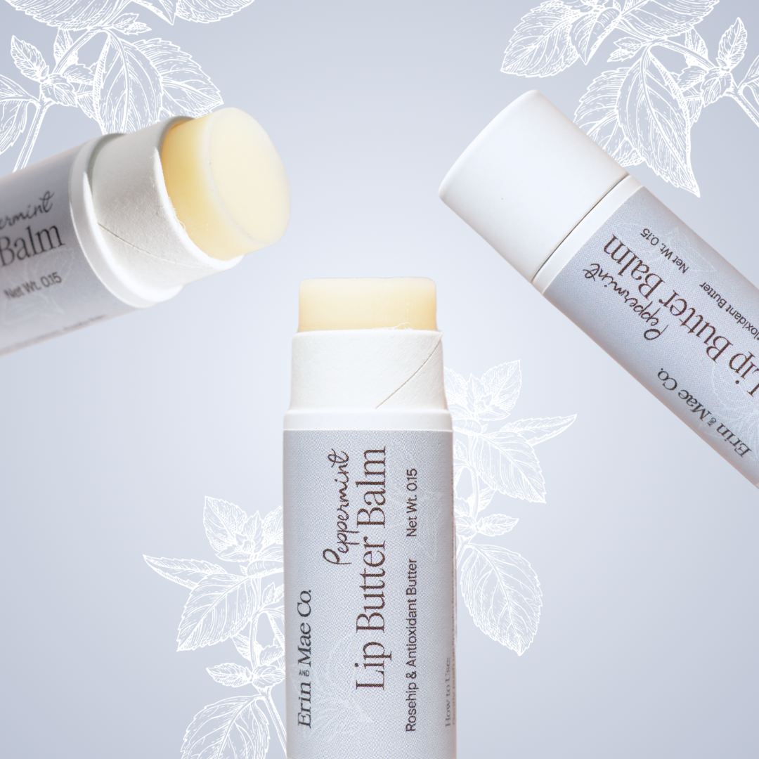 Lip Butter Balm: Moisturizing, Plant-Based, Plastic-Free | Erin & Mae Co.