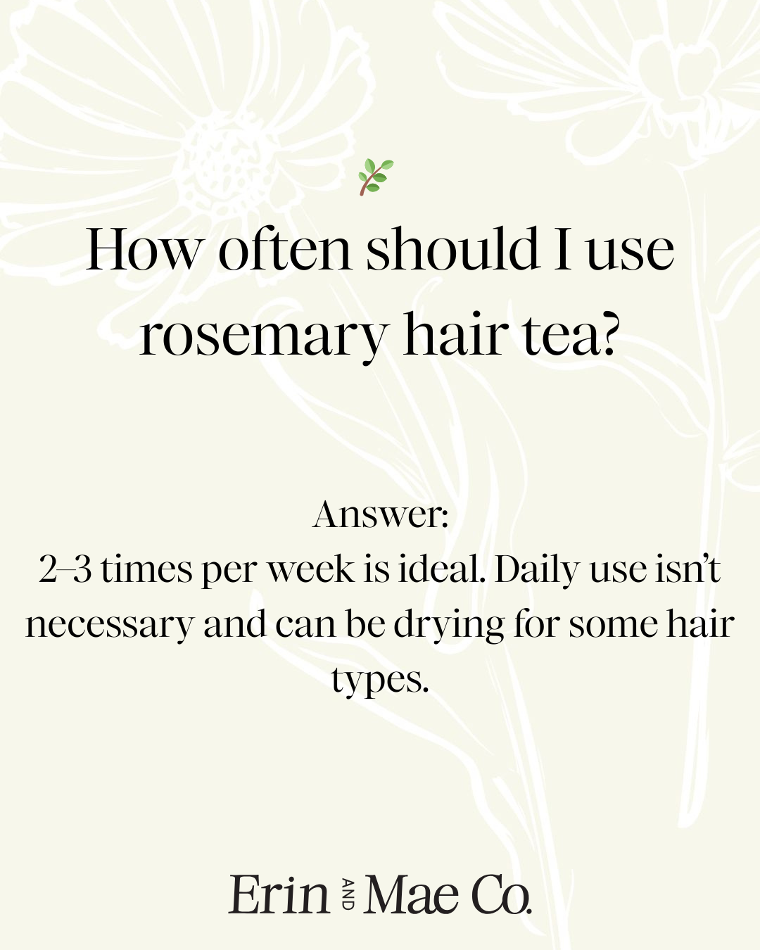 Rosemary Hair Tea Rinse + Mermaid Spray, Scalp Reset Duo - Complete Scalp Ritual