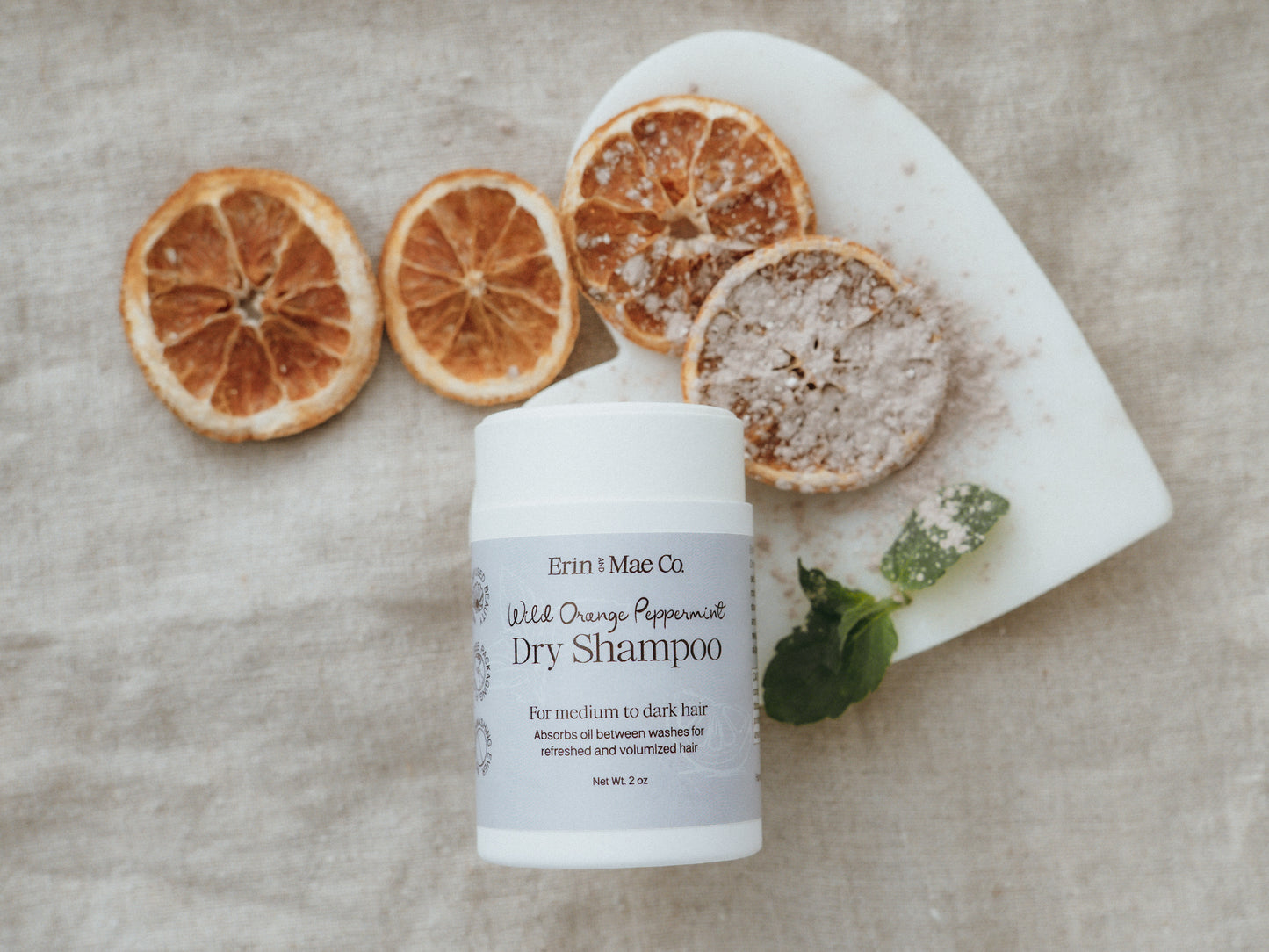 Organic Dry Shampoo ā Light & Medium/Dark Shades | Erin & Mae Co.