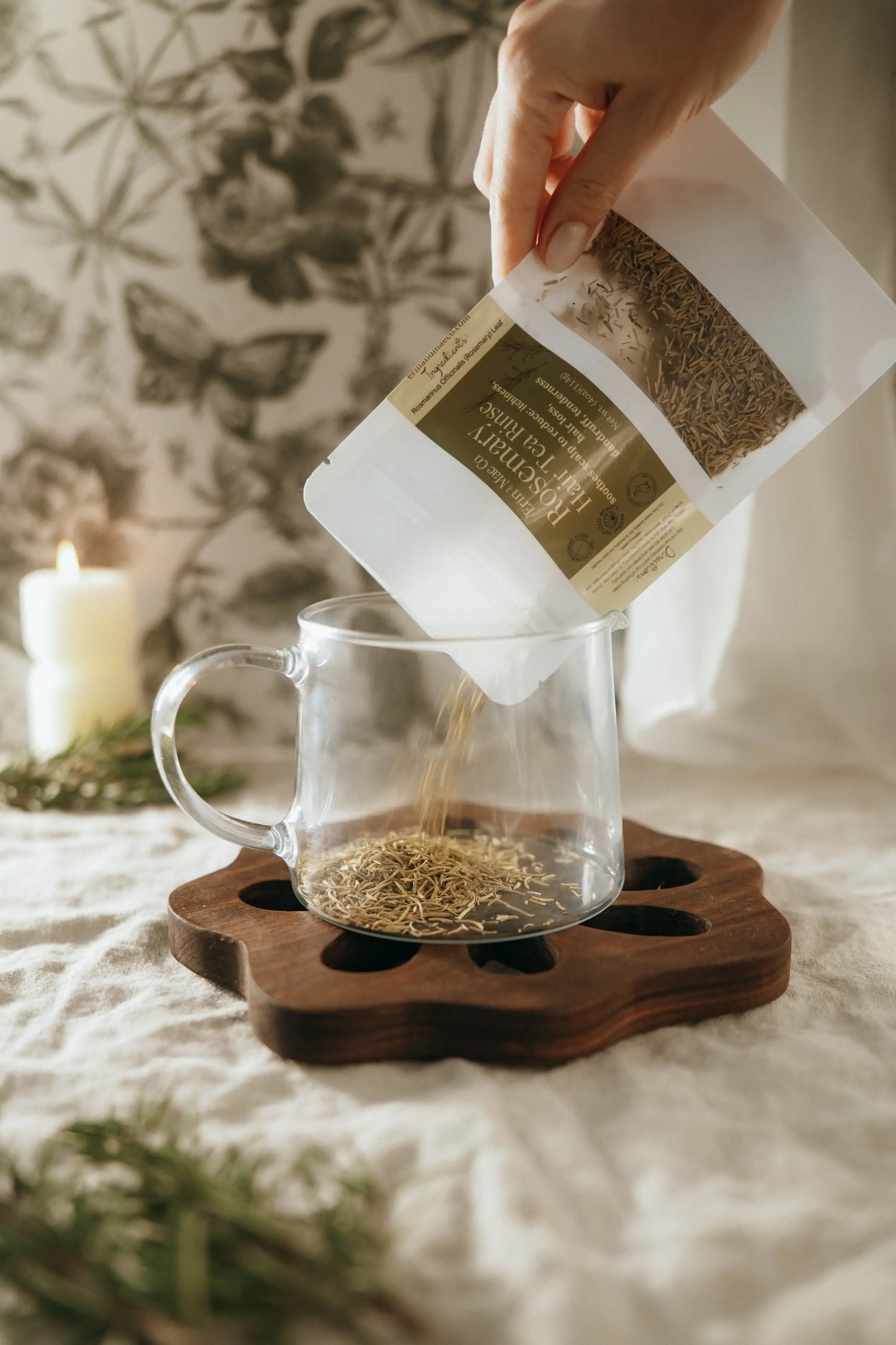 Rosemary Hair Tea Rinse: Natural Hair Growth And Soothing Scalp Treatment