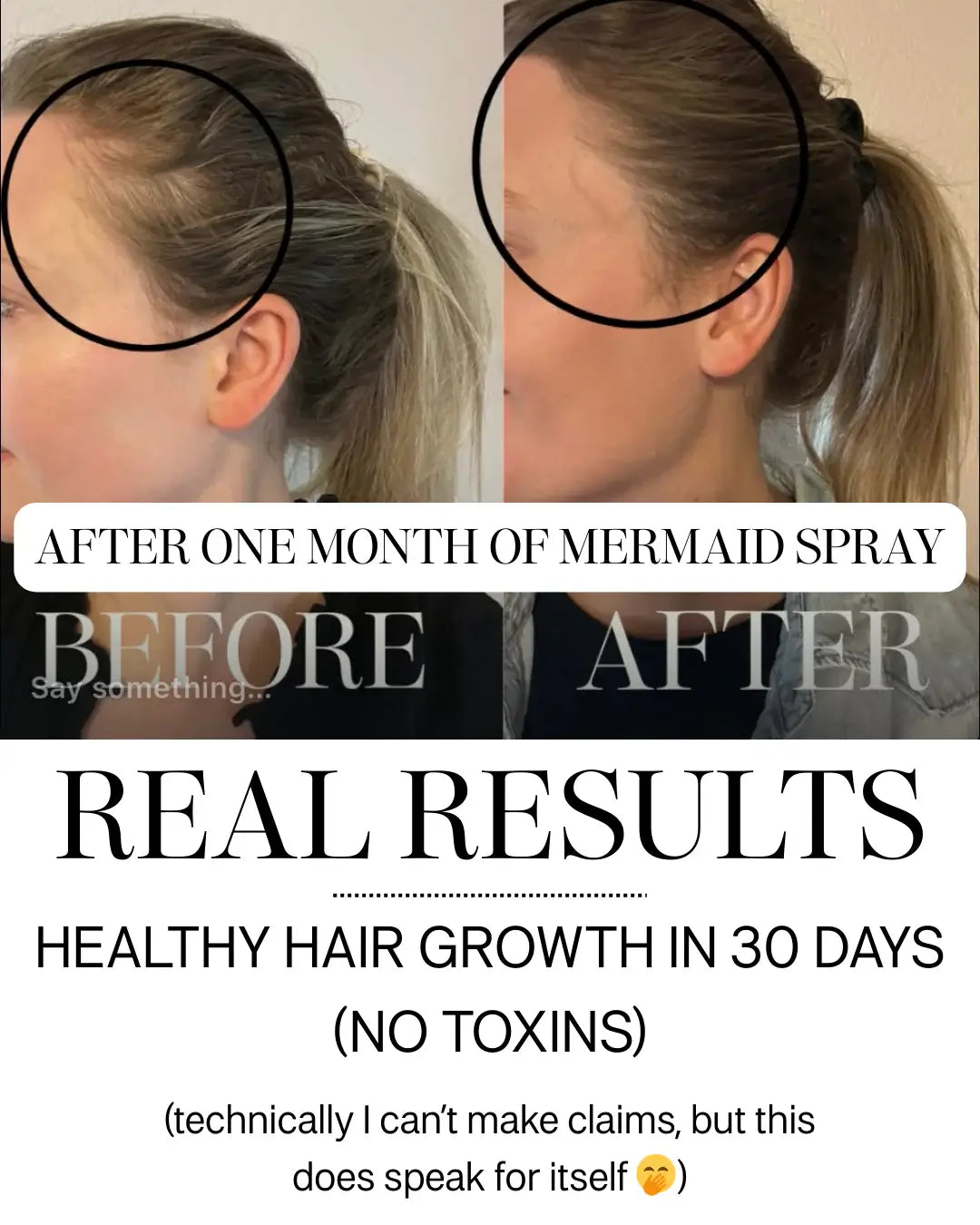 Mermaid Spray- Scalp Thickening Treatment for Fuller Hair