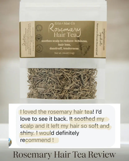 Rosemary Hair Tea Rinse: Natural Hair Growth And Soothing Scalp Treatment
