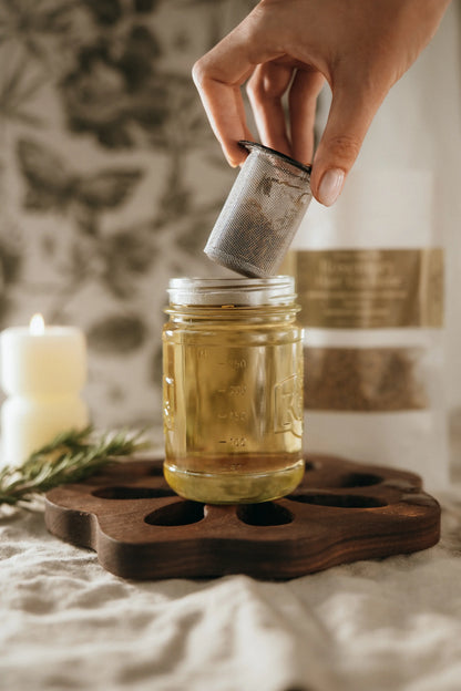 Rosemary Hair Tea Rinse: Natural Hair Growth And Soothing Scalp Treatment