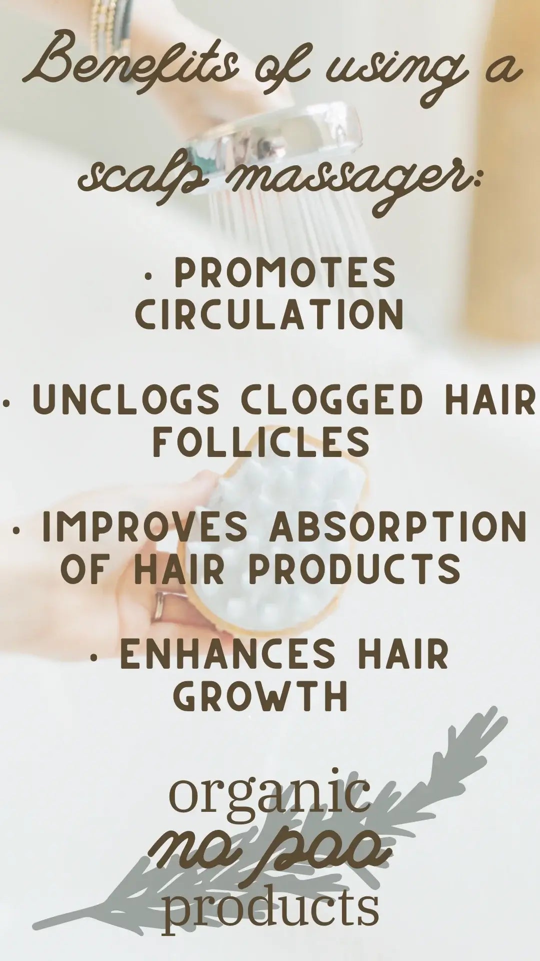 Scalp Massager Brush: Stimulate Hair Growth & Relaxation