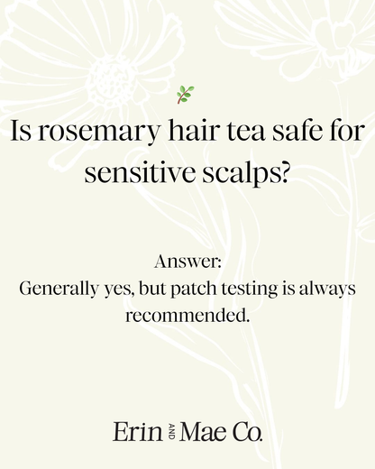 Rosemary Hair Tea Rinse + Mermaid Spray, Scalp Reset Duo - Complete Scalp Ritual