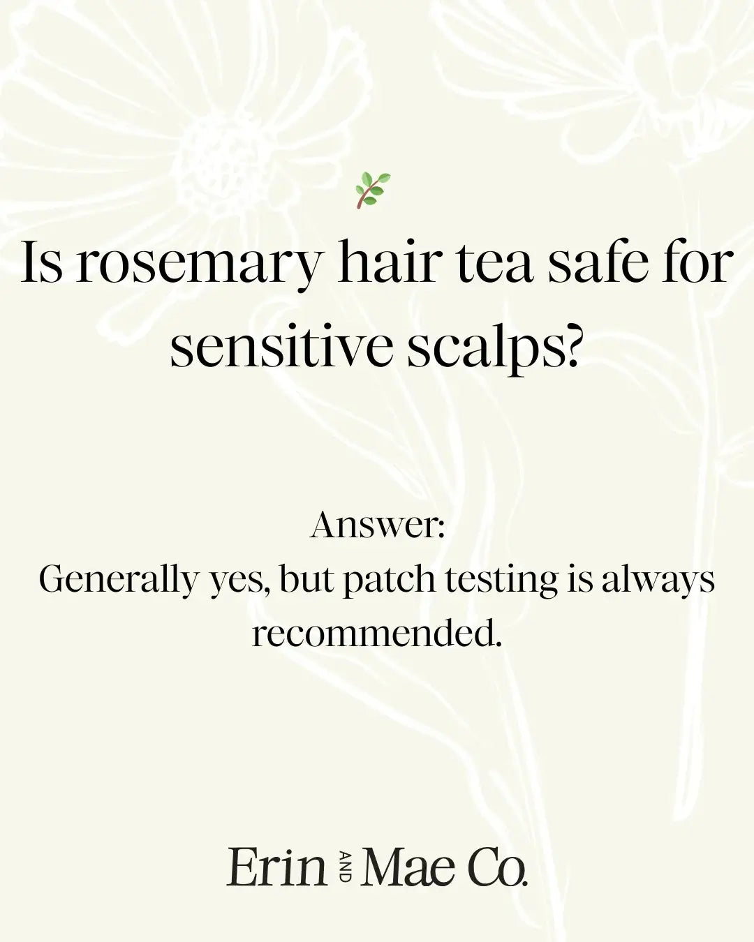 Rosemary Hair Tea Rinse: Natural Hair Growth And Soothing Scalp Treatment