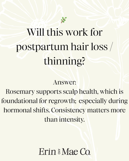 Rosemary Hair Tea Rinse + Mermaid Spray, Scalp Reset Duo - Complete Scalp Ritual