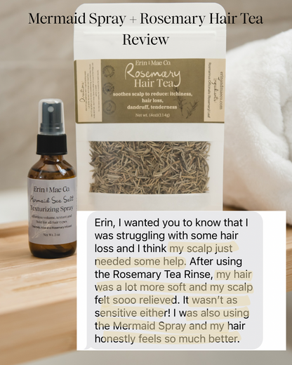 Mermaid Spray + Rosemary Hair Tea Bundle