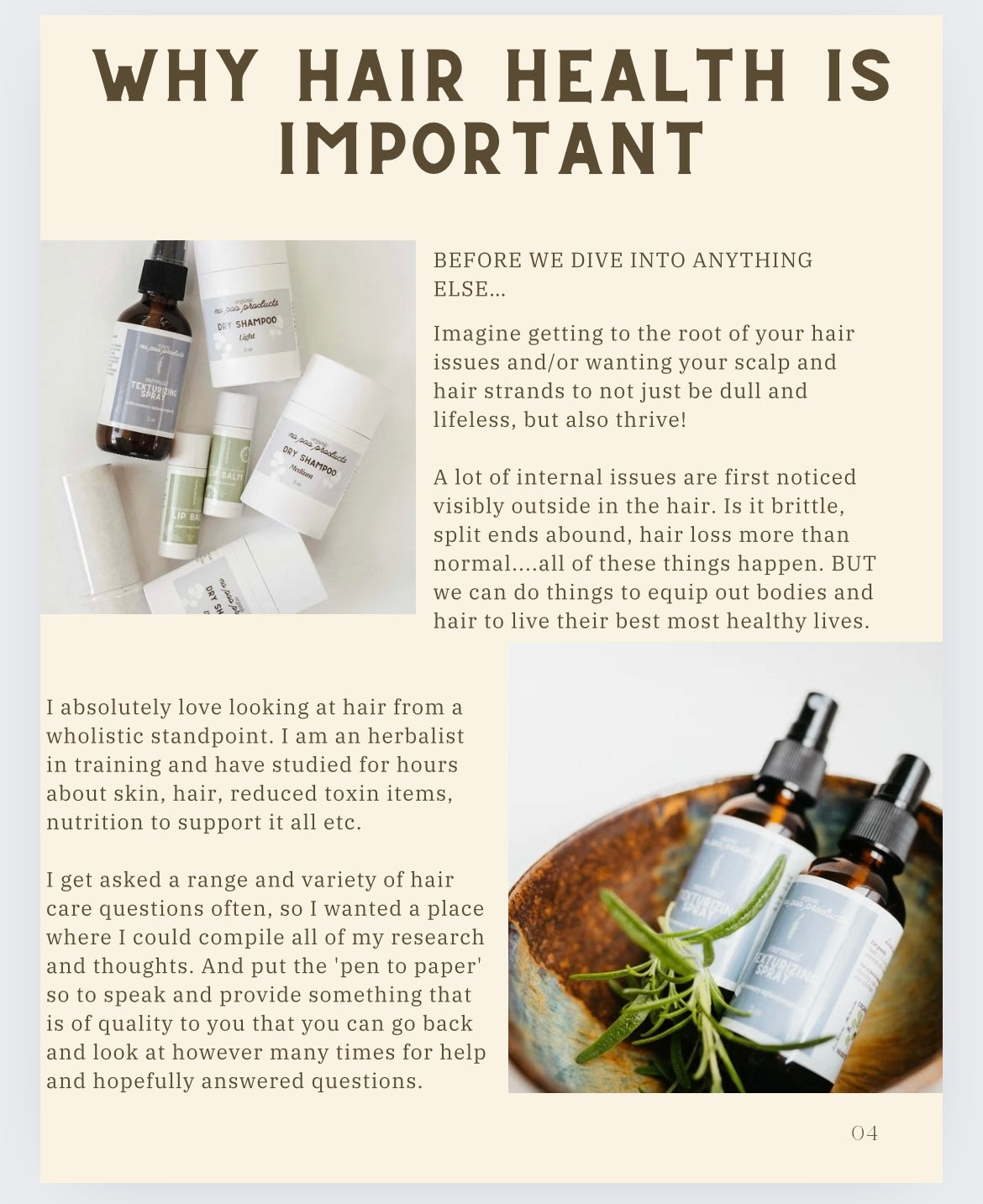 Holistic Healthy Hair Life